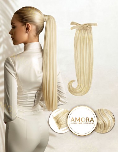 Balayage Barbie Blonde - Extensii Suvitate Coada MegaVolum