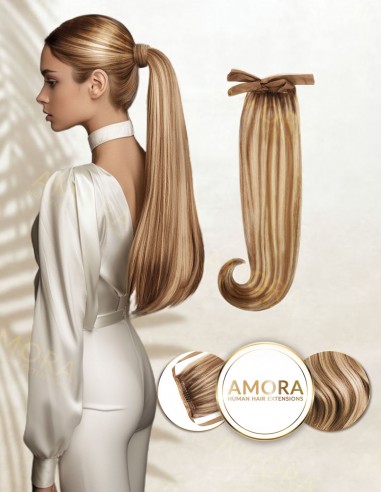 Balayage Creamy Beige - Extensii Suvitate Coada Lux