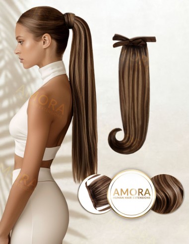 Balayage Delicious Browns - Extensii Suvitate Coada MegaVolum