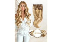 Balayage Sunlit Honey - Extensii Suvitate Clip On Amora