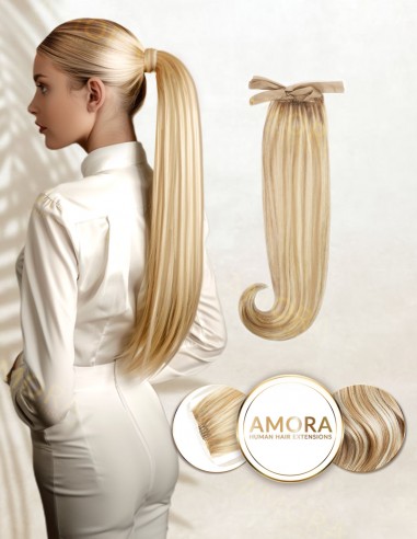 Balayage Vanilla Cream - Extensii Suvitate Coada Lux
