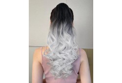 Extensii Coada Style Ombre Negru/White