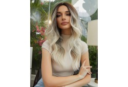 Peruca ALBINES Ombre Saten Inchis-Blond Platinat