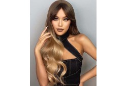 Peruca ANCA Ombre Saten Deschis/ Blond Bej