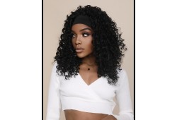 Peruca CHARNA Afro Negru Intens