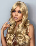 Peruca Par Sintetic FAUSTINA Suvitat Blond Auriu/Blond Platinat