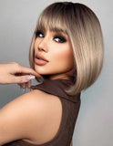 Peruca Look Natural CRIS Ombre Saten Mediu Blond Bej