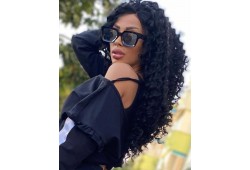Peruca MELANIE Afro Negru