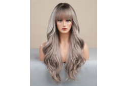 Peruca MELODY Ombre Saten Mediu/ Blond Cenusiu