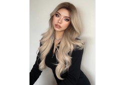 Peruca NAOMI Ombre Saten Deschis/Blond Platinat