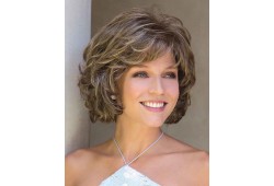 Peruca Naturala LOUANA Castaniu Suvitat