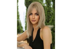 Peruca Naturala SIDONY Blond Nisipiu