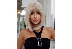 Peruca Naturala TRYNA Blond Cenusiu PLA