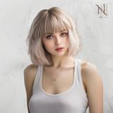 Peruca Par Naturala Fashion KENDRA Blond Platinat